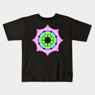 Pink and green Star Kids T-Shirt